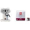 illy Macchina da caffè a Capsule Iperespresso X7.1, Bianco + Capsule caffè Iperespresso Tostato Intenso, 6 Confezioni da 18 Capsule, Totale 108 Capsule