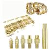 No 2X( Inserti Filettati 360 Pezzi M2/M2.5/M3//M5/M6 Kit Assortimento di Zigr1394