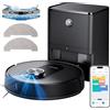 Proscenic Q8 Max+ Robot Aspirapolvere Lavapavimenti con Mappatura 8000Pa, 200 min, Evitamento Automatico Degli Ostacoli, Robot aspirapolvere con WiFi/Alexa/App, per Tappeti/Pavimenti/Peli