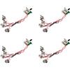 No 4X Pentole per La Chitarra di Inizio Prewired 1 2 Tone Control 5 Vie Inter1168