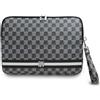 DKNY Custodia per laptop DKNY da 16" con motivo a quadri, nera
