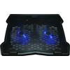 CONCEPTRONIC THANA06B 2-Fan Cooling Pad base di raffreddamento per notebook 39,6 cm (15.6) Nero