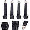 4 Pcs Punta Del Bastoncino Da Trekking Puntali Bastoni Passeggio