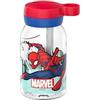Mepal - Borraccia con Cannuccia Campus - Tappo a Vite con Manico - Chiusura Igienica - Borraccia con Cannuccia Bambini - A Prova di Perdite e Lavabile in Lavastoviglie - 450 ml - Spiderman