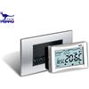 Perry Electric Perry 1CRCDS26 - Cronotermostato digitale 3V da incasso TOUCH SCREEN Moon Soft