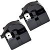 HQRP 2pcs HQRP QP2-4R7 4.7 Ohm 3-Pin PTC Start Relay per Magia Chef 6R8MD3 AP4565041