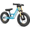 BERG Biky Cross Blue, bicicletta da corsa a partire dai 2 anni, con freno a mano, pneumatici ad aria, telaio in magnesio ultraleggero, veicolo antiscivolo da 12 pollici, blu