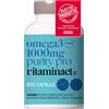 Vitaminact Omega 3-500 Capsule - 1000mg Di Olio Di Pesce Purissimo a Capsula In Forma Trigl