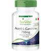 fairvital Acetil-L-carnitina ad alto dosaggio, 750 mg, ALTO DOSAGGIO, VEGANO, 12