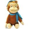 Peluche Curioso come George 30 cm con sciarpa