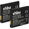 vhbw 2x Batteria sostituisce AVM EAC62339101 NL523446LG 600mAh