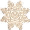 Unknown Sottopiatti Di Natale Con Motivi Di Fiocchi Di Neve Decorazione Festiva