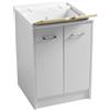 Colavene VASCHETTA LAVAPANNI "DOMESTICA" CON MOBILE 60 X 60 COLAVENE D6060B