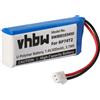 vhbw Batteria per Dogtra ARC 820 Camo 500mAh