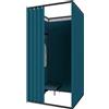 QJSZMEI Spogliatoio Camerino Mobile, Portatile Negozio di Abbigliamento per