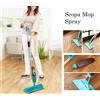 BES Scopa mop spray con serbatoio panno microfibra pavimenti lava asciuga Marmo Parq