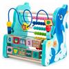Labirinto Perline Delfino Freestanding Telaio Conteggio Delfino Compatto