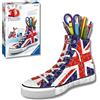 Ravensburger - Puzzle 3D Portapenne Sneaker Union Jack | Puzzle 3D Bambini a Par