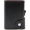 c-secure Portafoglio uomo pelle RFID C-secure XLCWN Black