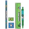 MINECRAFT Set Astuccio Penna Set Cancelleria Righello Gomma Matita
