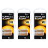 Duracell 18x Duracell 312 PR41 DA312 Batterie Alcaline Zinco-Aria 1.45V