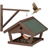 Does not apply Casetta per Uccellini, Mangiatoia in Legno, Outdoor, Decorazione Da Giardino, 35