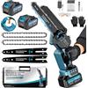 Mini Motosega a Batteria, 8 Pollici Motosega Elettrica Brushless Con 8000Mah Bat