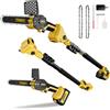 2-In-1 Mini Motosega a Batteria & Potatore Telescopico Elettrica, Brushless, Ele