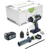 Festool Trapano a Percussione FESTOOL QUADRIVE TPC 18/4 I-Basic (1 x 5,0 Ah + Systainer