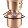 - Senza marca/Generico - Alambicco distillatore da 5 Litri con termometro e istruzioni GIN GRAPPA, BRANDY