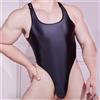 Body uomo atletico per moda yoga pratica body lucido taglio alto scavato