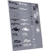 Railtec Graffiti/Etichette Trasferelli Fogli per Oo / Misura Ho Model Railway Railtec