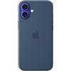 Apple Custodia MagSafe cover in silicone per iPhone 16 Plus - Denim