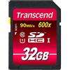Transcend TS32GSDHC10U1 Secure Digital SDHC, 32GB Class 10 UHS-I (Ultimate) 600x