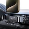Miracase Supporto per telefono auto [2024 Gravity Design] Porta telefono auto con doppio gancio in acciaio per griglia di ventilazione, compatibile con iPhone 16 Pro Max Plus Samsung & All Smartphones