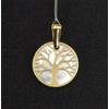 FMF Pendente Oro 18K 750 MLS. Albero Della Vita In Madreperla. 16 Mm.