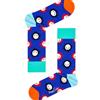 HAPPY SOCKS Calze Comode In Cotone Blu Sunny Smile Da Donna Taglia 5.5-9.5 NWT