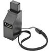 No 2X(USB 2.0 HUB Adattatore Extender Splitter Box 3 Porte per PC Laptop Tele7997