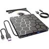 No Unità DVD RW Esterna USB 3.0 Tipo C 7 In 1 Interfaccia Sottile DVD CD Write8261