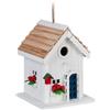 Does not apply Casetta per Uccelli, Decorazione Da Appendere in Giardino, Casa in Legno, Hxlxp: