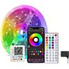 No Striscia LED RGB DC 24V Bluetooth 10M Metri Striscia LED Adesiva Multicolor2362