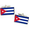 Family-crests.com Cuba Bandiera Gemelli IN Cromata Scatola Regalo