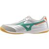 MIZUNO Morelia SALA PRO IN Q1GA261335 35 Super White Pearl Green 2E Futsal