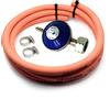 DN Autogas Parts Butano Gas Regolatore a Vite Tipo Per Calor 4.5kg Con HP Tubo E 2 Clip Nuovo