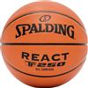 Spalding palloni da basket Unisex, Spalding React TF-250 Ball, arancione