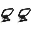 No 2 Pezzi Antenna FM AM Ad per Ricevitore con Connettore A 3 Pin per 7966