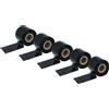 vhbw 5 Trasferimento termico per Citizen CL-S700 CLP 621 9301 9001 50x300 nero