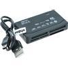 vhbw SD card reader All-In-One per memory card - con cavo USB (da mini-USB a USB)