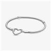 Pandora Bracciale Pandora Con Chiusura a Cuore Componibile 599539C00 Bracelet Moments