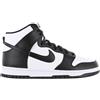 Nike Dunk high Retro Uomo Sneaker Pelle Bianco-Nero DD1399-105 Sport Scarpe